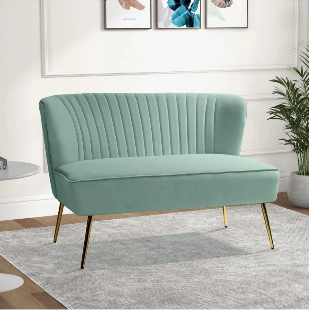 2 Seater Sofa With Velvet Fabric, Mumbai, Navi Mumbai, Thane, Pune, India