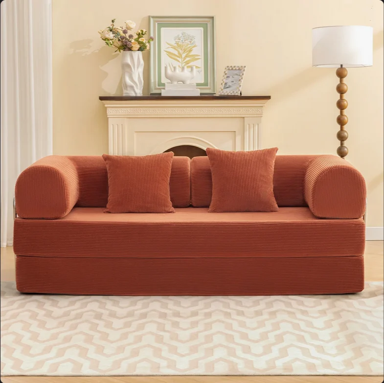 3 Seater Sofa Cum Bed With Corduroy Fabric Mumbai, Navi Mumbai, Thane, Pune, India