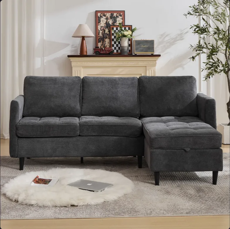 Chesterfield L-Shape Sectional Sofa